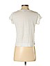 Point Sur 100% Linen White Short Sleeve Blouse Size XS - photo 2