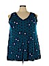Lane Bryant Blue Sleeveless Top Size 22 - photo 1