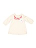 Hanna Andersson 100% Cotton Print Ivory Dress Size 70 cm / US 6-9 MO - photo 1
