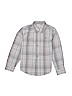 CALVIN KLEIN JEANS Plaid Gray Long Sleeve Button-Down Shirt Size 7 - photo 1