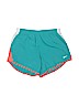 Nike 100% Polyester Teal Athletic Shorts Size L (youth) - photo 1