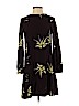 H&M 100% Rayon Brown Casual Dress Size 2 - photo 1