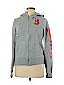 Victoria's Secret Pink Gray Zip Up Hoodie Size L - photo 1