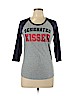 Victoria's Secret Pink Gray 3/4 Sleeve T-Shirt Size L - photo 1