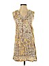 Ann Taylor LOFT 100% Linen Tan Casual Dress Size 00 (petite) - photo 1