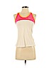 Nike 100% Polyester White Active Tank Size S - photo 1