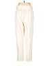 Free People 100% Cotton Ivory Casual Pants Size 10 - photo 2