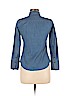 Banana Republic Blue Long Sleeve Button-Down Shirt Size 0 (petite) - photo 2