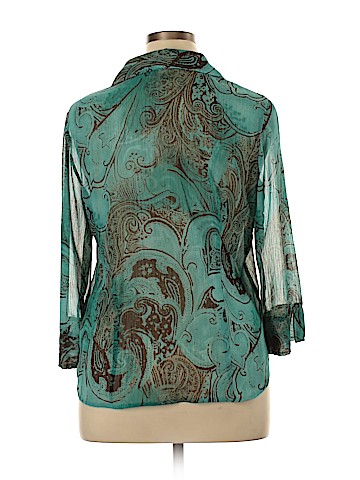 Como 3/4 Sleeve Blouse (view 2)