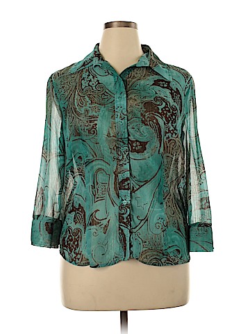 Como 3/4 Sleeve Blouse (view 1)