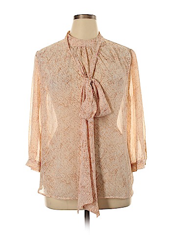 New York & Company 3/4 Sleeve Blouse (view 1)