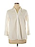 Foxcroft 100% Cotton White 3/4 Sleeve Button-Down Shirt Size XL - photo 1