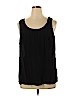 Unbranded 100% Polyester Black Sleeveless Blouse Size 1X - photo 1