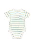 Carter's 100% Cotton White Short Sleeve Onesie 0-3 MO / 3 MO - photo 1