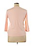 Anne Klein Sport 100% Cotton Pink 3/4 Sleeve T-Shirt Size XL - photo 2