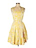 Calvin Klein Yellow Casual Dress Size 6 (petite) - photo 1