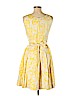 Calvin Klein Yellow Casual Dress Size 6 (petite) - photo 2