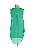Lush 100% Polyester Green Sleeveless Blouse Size XS - photo 2