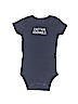 Carter's 100% Cotton Graphic Blue Short Sleeve Onesie 0-3 MO / 3 MO - photo 1