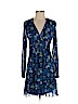 BCBGMAXAZRIA 100% Nylon Blue Casual Dress Size S - photo 1