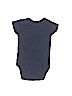 Carter's 100% Cotton Blue Short Sleeve Onesie 0-3 MO / 3 MO - photo 2