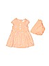 Carter's 100% Cotton Floral Orange Dress 0-3 MO / 3 MO - photo 1