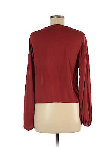 Pink Rose Long Sleeve Blouse (view 2)