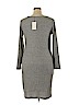 A New Day 100% Polyester Gray Casual Dress Size XL - photo 2