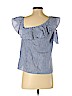 Madewell Blue Short Sleeve Blouse Size 2 - photo 2