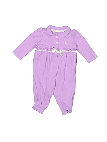 Ralph Lauren Long Sleeve Onesie (view 1)