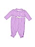 Ralph Lauren 100% Cotton Purple Long Sleeve Onesie 0-3 MO / 3 MO - photo 1