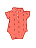 Carter's 100% Cotton Red Short Sleeve Onesie 0-3 MO / 3 MO - photo 1