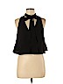 Likely 100% Polyester Black Sleeveless Blouse Size M - photo 1