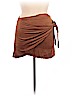 Lulu's 100% Polyester Tan Casual Skirt Size L - photo 1
