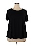 Cable & Gauge Black Short Sleeve Top Size 1X - photo 1