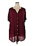 Roaman's 100% Rayon Red Casual Dress Size 22 - photo 1