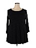 Eliane Rose Black 3/4 Sleeve T-Shirt Size 1X - photo 1