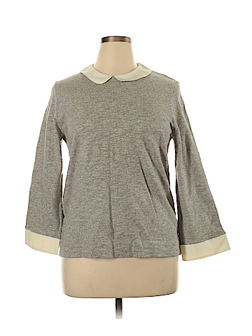 J. Crew Factory Store 3/4 Sleeve Top (view 1)