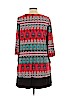 Ellen Tracy Red Casual Dress Size L - photo 2