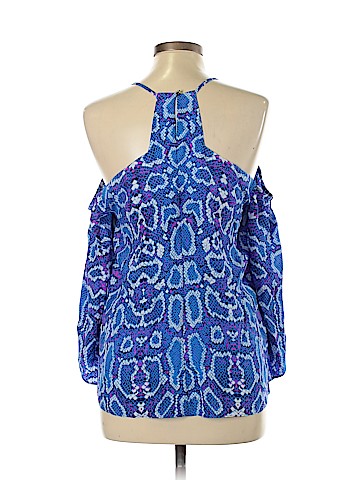 Alice & Trixie 3/4 Sleeve Silk Top (view 2)