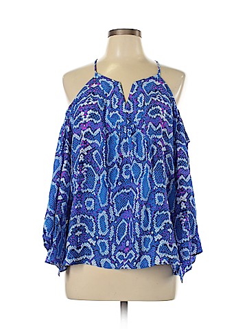 Alice & Trixie 3/4 Sleeve Silk Top (view 1)