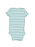 Just One You Made by Carters 100% Cotton Blue Short Sleeve Onesie 0-3 MO / 3 MO - photo 2