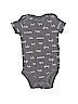 Just One You Made by Carters 100% Cotton Print Gray Short Sleeve Onesie 0-3 MO / 3 MO - photo 1