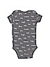 Just One You Made by Carters 100% Cotton Print Gray Short Sleeve Onesie 0-3 MO / 3 MO - photo 2
