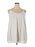 Roaman's 100% Polyester White Sleeveless Blouse Size 22 - photo 1