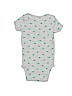 Just One You Made by Carters 100% Cotton Gray Short Sleeve Onesie 0-3 MO / 3 MO - photo 2