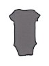 Carter's 100% Cotton Gray Short Sleeve Onesie 0-3 MO / 3 MO - photo 2