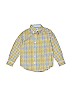 Janie and Jack 100% Cotton Yellow Long Sleeve Button-Down Shirt Size 4 - photo 1