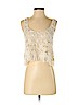 Forever 21 100% Cotton Ivory Sleeveless Top Size S - photo 1