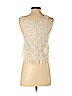 Forever 21 100% Cotton Ivory Sleeveless Top Size S - photo 2